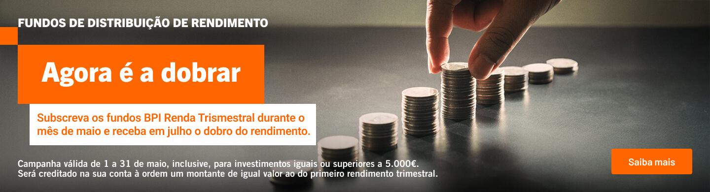 Info: Fundos Distribuição Rendimento. Investimento que possibilita a distribuição de rendimentos trimestrais.