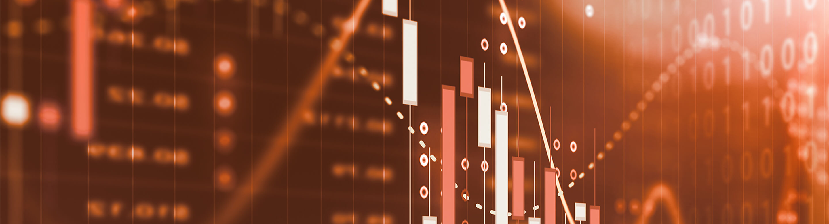 Fundo BPI Renda Trimestral Dinâmico. Imagem de um gráfico de barras com linhas de variações.
