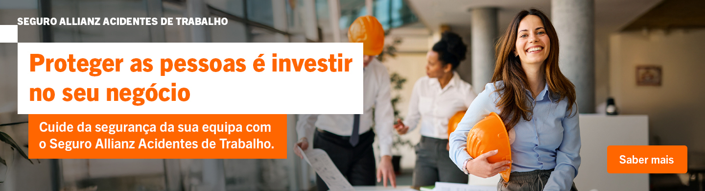 Info: Mulher na construção civil, representa os trabalhadores por conta de outrem do Seguro Allianz Acidentes de Trabalho no BPI.