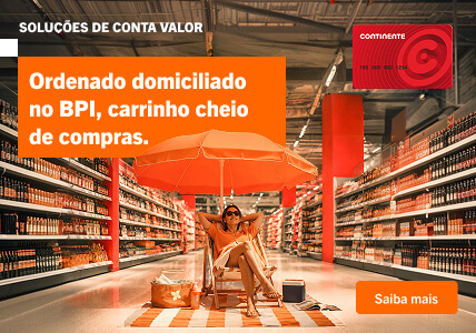 Info: Ordenado domiciliado no BPI, carrinho cheio de compras