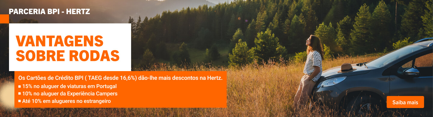 Info: Descubra as vantagens da parceria BPI x Hertz