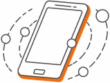 Ilustração de um smartphone.
