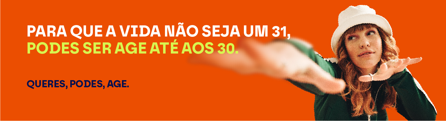 Conta AGE dos 13 aos 30 anos