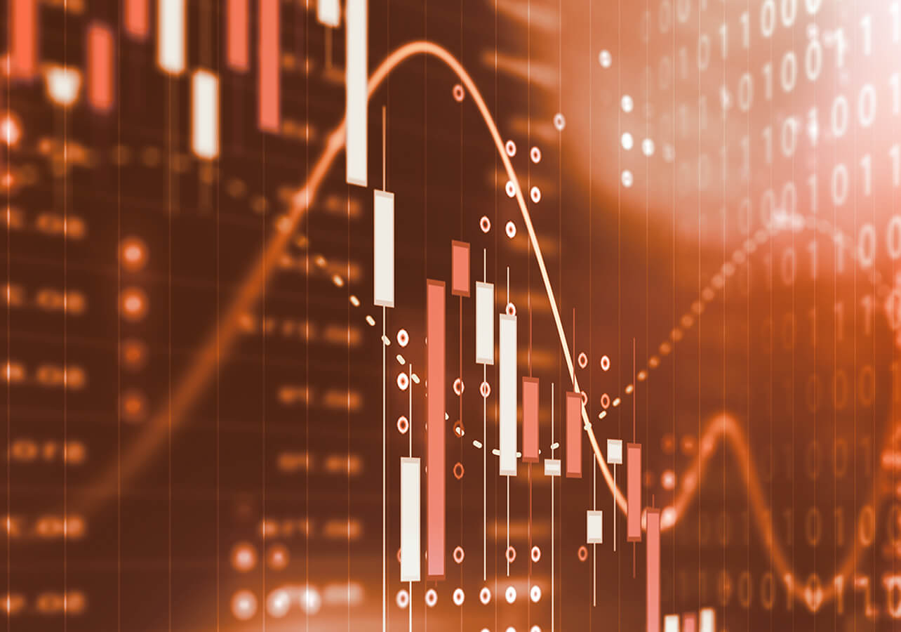 Fundo BPI Renda Trimestral Dinâmico. Imagem de um gráfico de barras com linhas de variações.